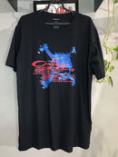 CAMISETA CUSTOM -  SKULL LETREIRO - PRETA