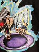 CAMISETA  CUSTOM - MAD SCIENCE X PIET - PRETA