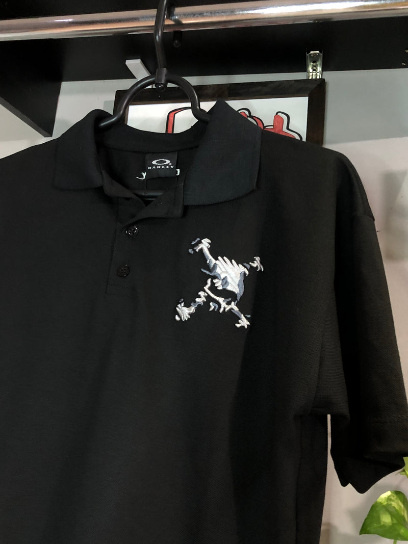POLO CUSTOM OKL - SKULL AUTO RELEVO  - PRETA