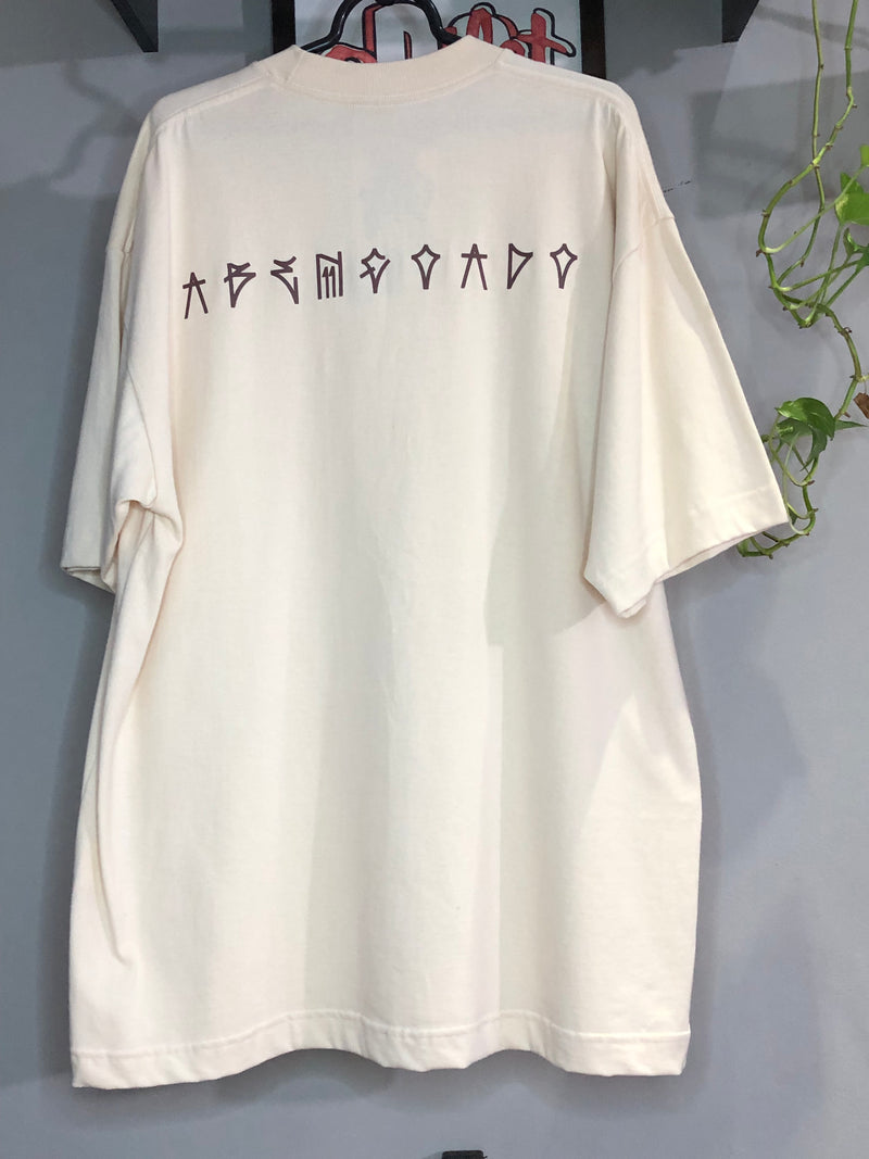 CAMISETA OVERSIZED CHRONIC - ABENÇOADO - OFF WHITE