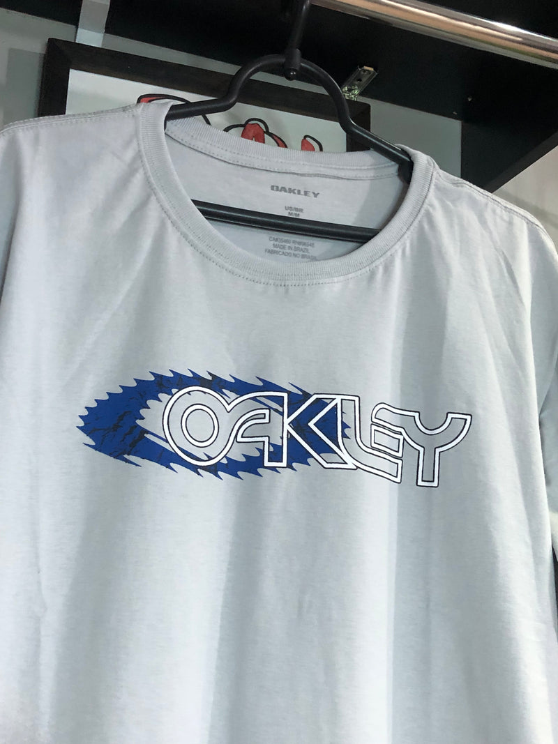 CAMISETA CUSTOM -  STATIC LETREIRO - CINZA