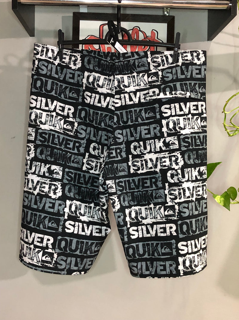 BERMUDA QUIKSILVER EDITION - LETREIRO PRETO