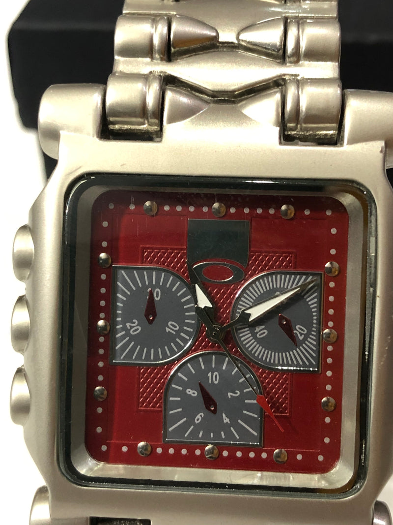 Relógio Oakley Minute Machine - Vermelho