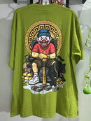 CAMISETA CHRONIC OVERSIZE - JOKER GANGSTER - VERDE
