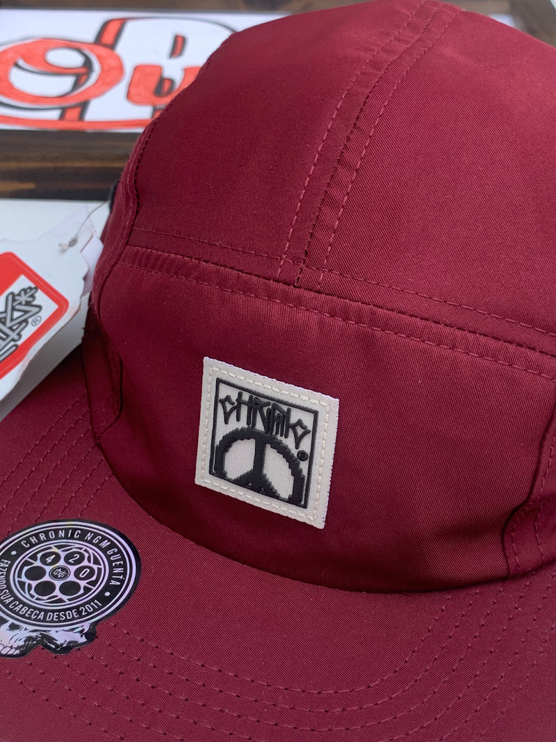 BONÉ FIVE PANEL CHRONIC - PAZ !