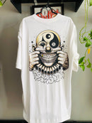 CAMISETA TRIP SIDE OVERSIZED - YIN YANG - BRANCA