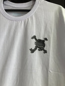 CAMISETA CUSTOM - SKULL 3D - BRANCA