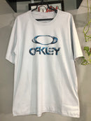 CAMISETA CUSTOM -  ICON LETREIRO AZUL - CINZA