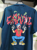 CAMISETA CHRONIC - MINI UZI  - AZUL MARINHO