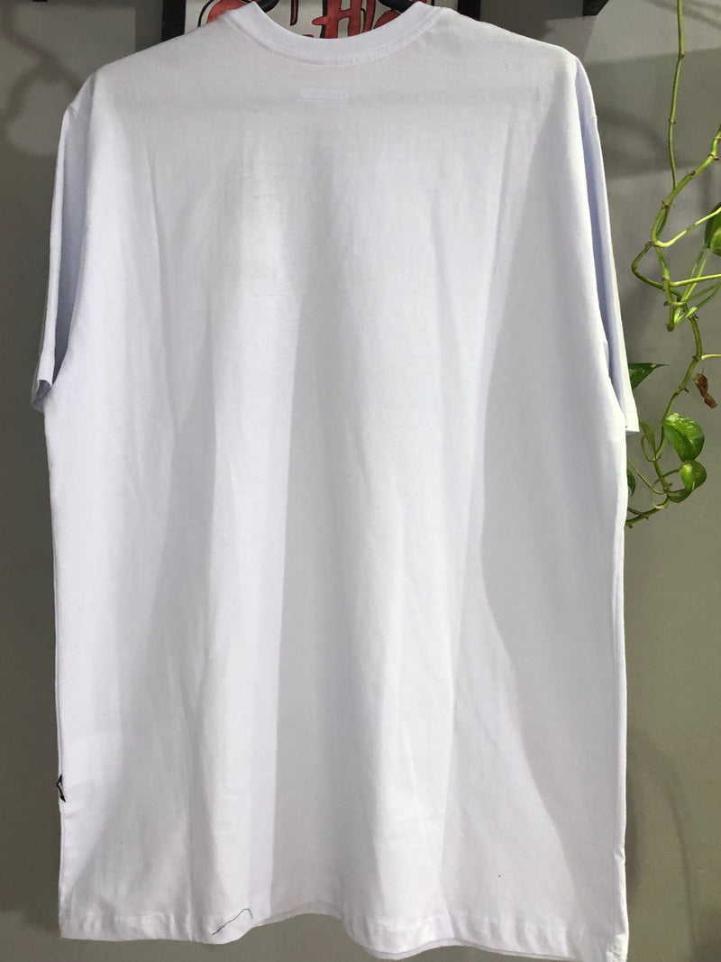 CAMISETA CUSTOM - SKULL EUA - BRANCA