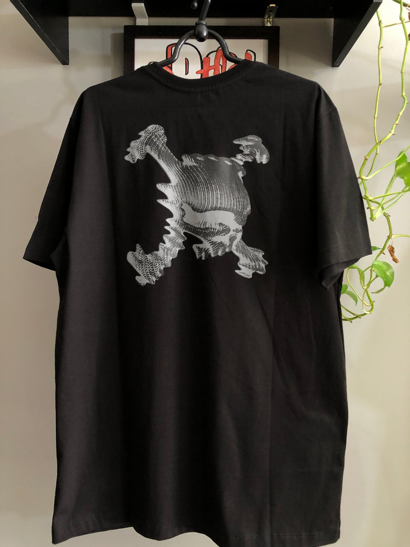 CAMISETA CUSTOM - SKULL 3D - PRETA