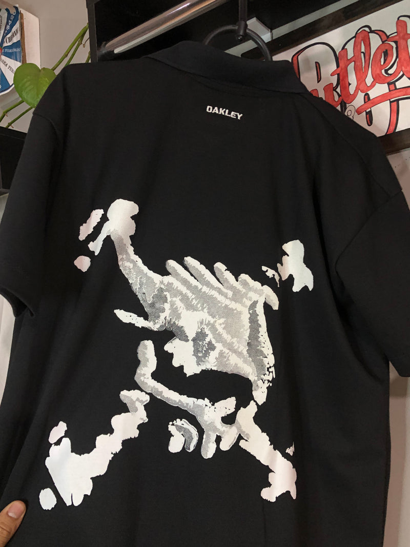 POLO CUSTOM OKL - SKULL AUTO RELEVO  - PRETA