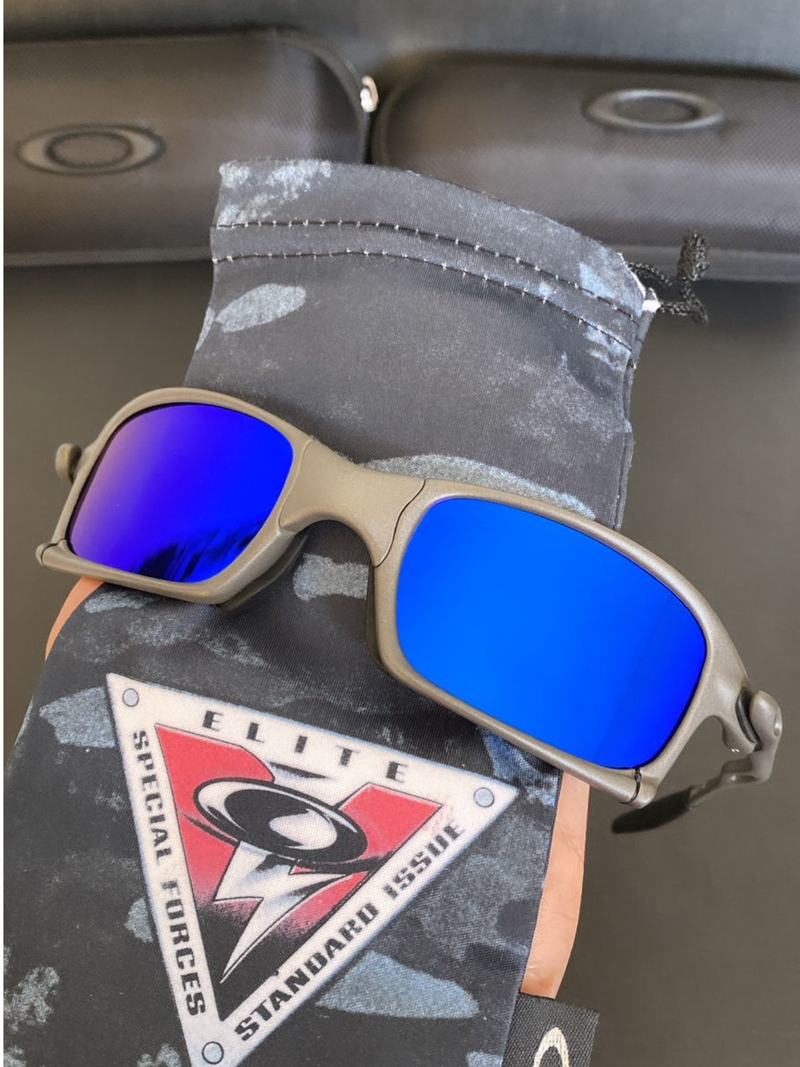 SQUARED X- METAL - NEON BLUE - PREMIUM