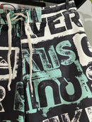 BERMUDA QUIKSILVER 90's - LETREIRO