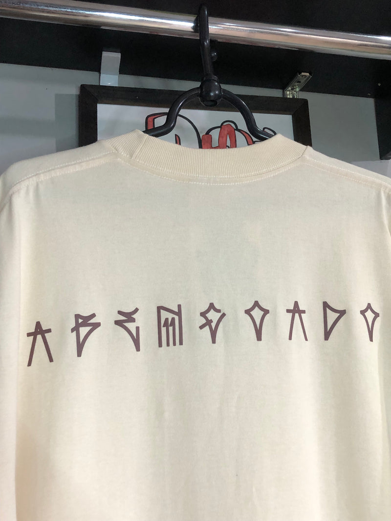 CAMISETA OVERSIZED CHRONIC - ABENÇOADO - OFF WHITE