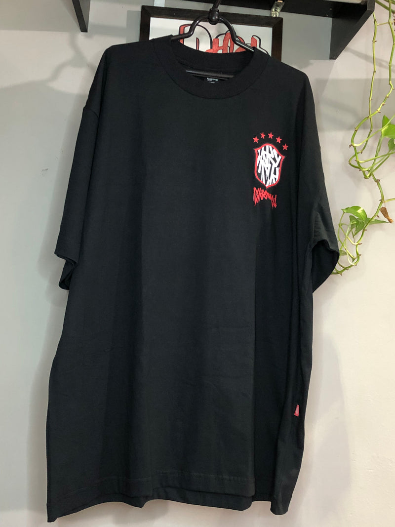 CAMISETA OVERSIZED CHRONIC - AQUI É O BRASIL - PRETO