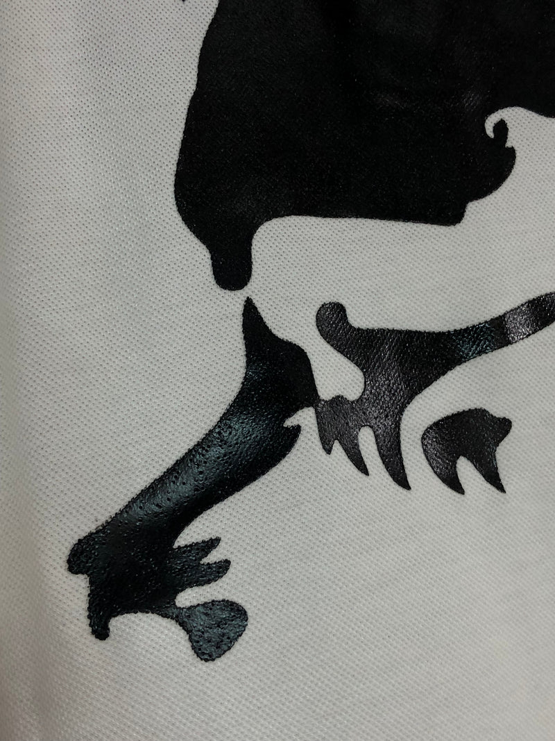 CAMISETA POLO CUSTOM - SKULL OFF WHITE