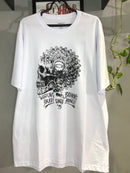CAMISETA CUSTOM - CRANIO  - BRANCA