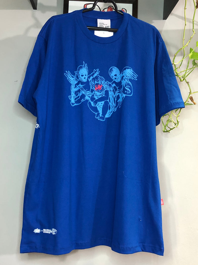 CAMISETA CHRONIC - ANJOS MANO FLER - AZUL