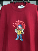 CAMISETA CHRONIC  - JOKER SMOKING - VERMELHA