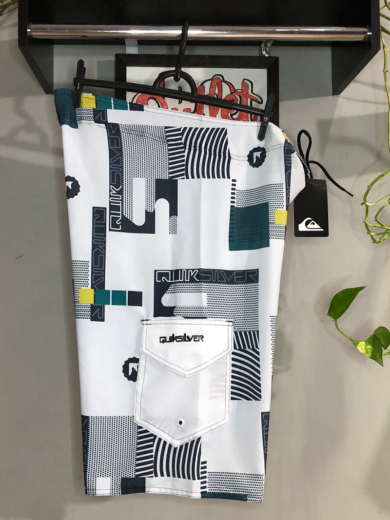 BERMUDA QUIKSILVER EDITION - BRANCA C VERDE