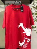 CAMISETA CUSTOM - SKULL PIET - VERMELHA