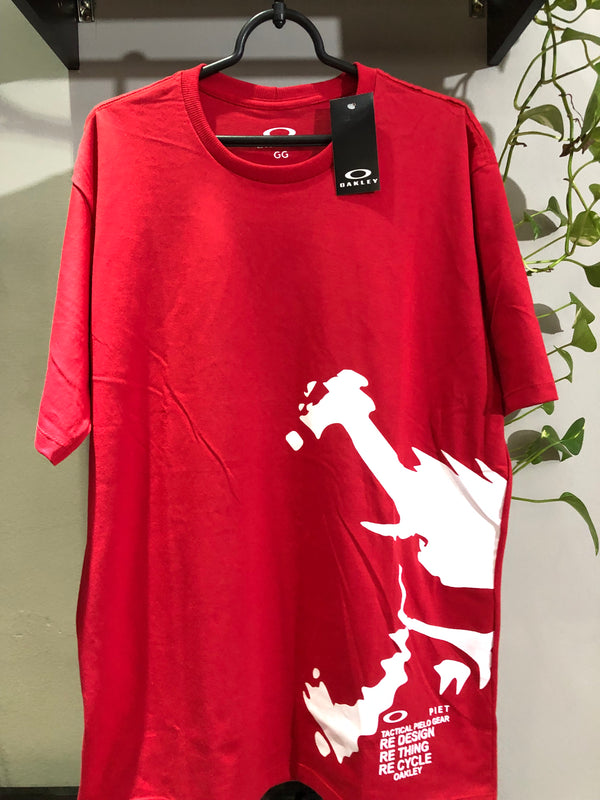 CAMISETA CUSTOM - SKULL PIET - VERMELHA