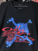 CAMISETA CUSTOM -  SKULL LETREIRO - PRETA