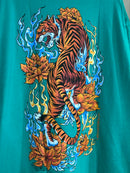 CAMISETA CHRONIC - TIGRE - VERDE AGUA