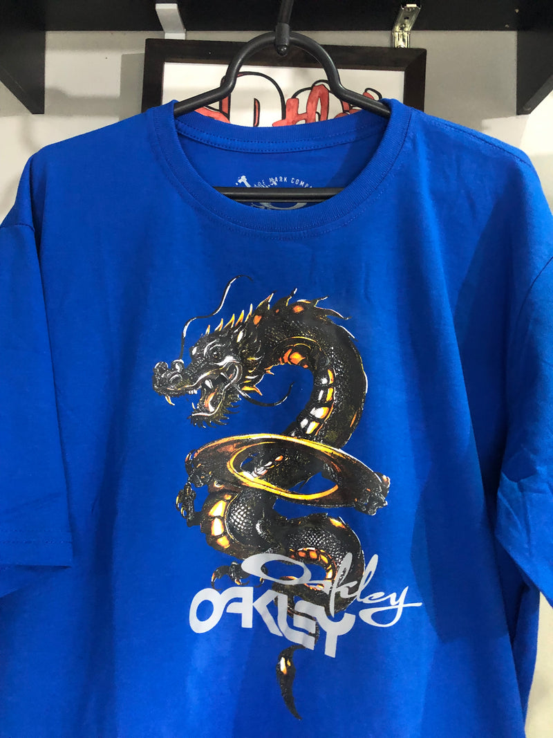 CAMISETA CUSTOM - DRAGON - AZUL