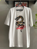 CAMISETA CUSTOM - DRAGON - CINZA