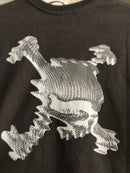 CAMISETA CUSTOM - SKULL 3D - PRETA