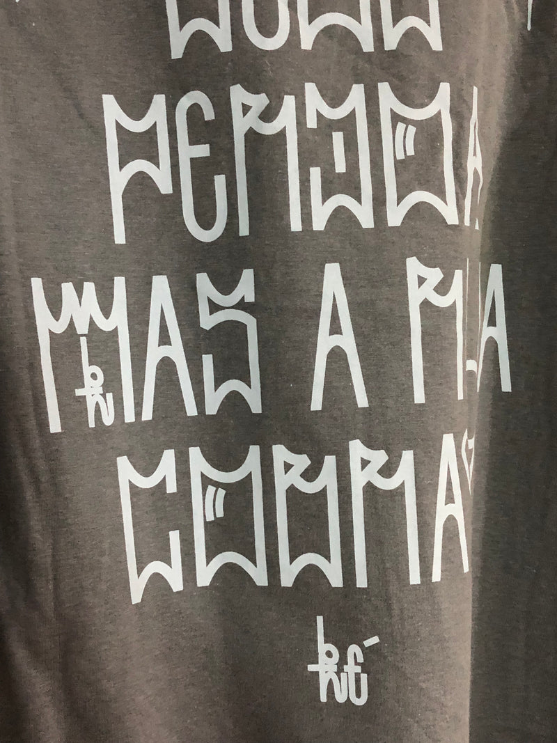 CAMISETA CHRONIC - DEUS PERDOA MAS A RUA COBRA - CINZA