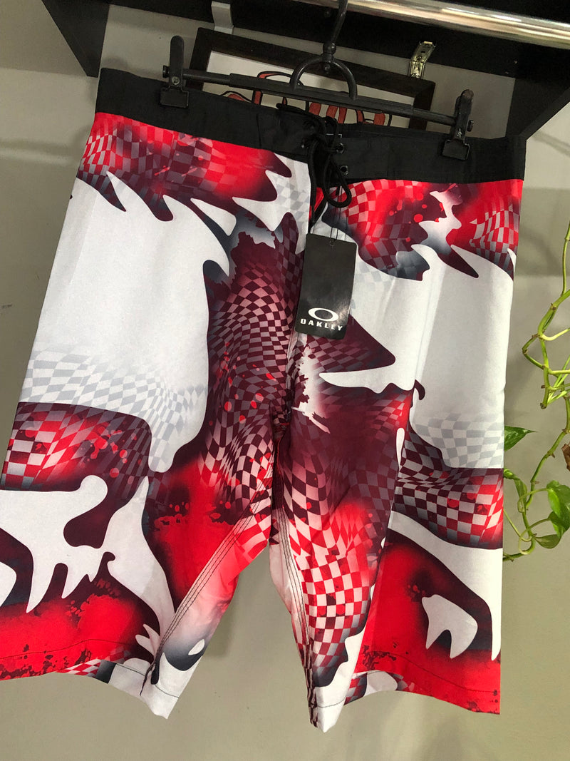 BERMUDA EDITION - SKULL QUADRICULADA - VERMELHA