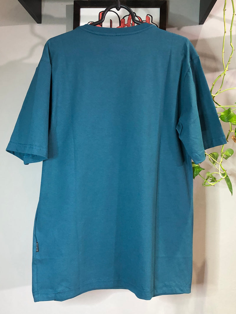 CAMISETA CUSTOM -CRANIO- AZUL