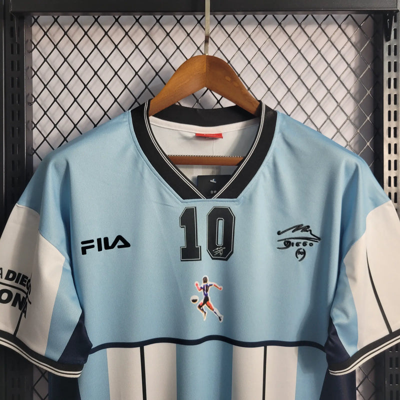 Camiseta Retro Argentina Edição Comemorativa Maradona - OutletR8